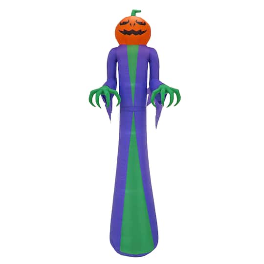 Michaels, 12ft. Inflatable Halloween Pumpkin Ghost Decoration with LED Lights – Category: Shop all Inflatables
